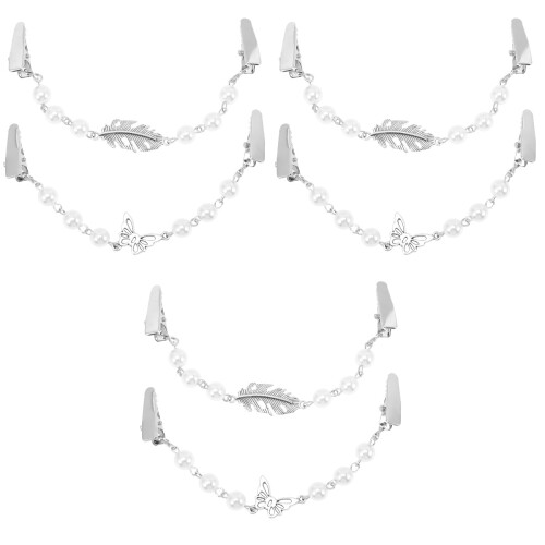 6 Pcs Vintage Sweater Shawl Clips For Women 2