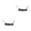 2Pcs Small Animal Hammock Hanging Tunnel Plaything For Ferret Grey 9