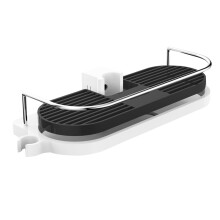 2Pcs Shower Tray Rack Punch-Free Holder For 24mm Rod