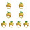 8 Pcs Pineapple Headdress Party Fruit Hat Photo Props 3