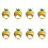 8 Pcs Pineapple Headdress Party Fruit Hat Photo Props 2