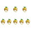 8 Pcs Pineapple Headdress Party Fruit Hat Photo Props 5