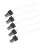 40 Pcs Perfume Spray Nozzle Replacement For 24mm Bottle Black 4