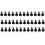 40 Pcs Perfume Spray Nozzle Replacement For 24mm Bottle Black 5