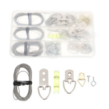306 Pcs Picture Wire Hanging Kit With Screws And Hooks