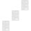 3Pcs New Year Painting Stencil Template Reusable Diy Drawing Mold 7