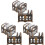 6 Sets Treasure Chest Box Pirate Keepsake Storage For Kids 2