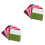200 Pcs  1set Beautiful Making Props Handmade Glitter Paper (Colorful) 3