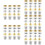 100 Pcs Diy Copper Sewing Thimble For Cross Stitch Finger Protection 10