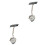 2Pcs Creative Quartz Pocket Watch For Nurse Doctor Gift 3