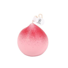 Aromatherapy Candles Organic Soy Wax Peach Scented Pink Candle For Home Use Gift