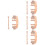 4Pcs Shiny Glitter Watch Band For Watch 6