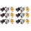 18 Pcs Guitar Strap Lock Button For Bass Anti-Stripping System 2