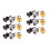 18 Pcs Guitar Strap Lock Button For Bass Anti-Stripping System 4
