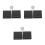 3Sets Black Empty Makeup Palette DIY Travel Eyeshadow Lipstick Tray 7
