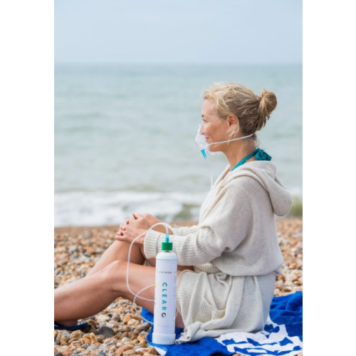 ClearO2 110L Oxygen Canister with Mask & Tube 1