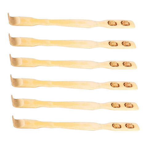 24 Pcs Bamboo Back Scratching Tools Portable Sticks
