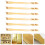24 Pcs Bamboo Back Scratching Tools Portable Sticks 9
