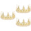 3Pièces Couronne Enfants Perles Strass Coiffure Fête 6