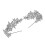 3 Teile Haarschmuck Stern Kopfschmuck Hochzeitskleid Silber 11