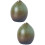2Pcs Green Ceramic Bud Vase Decorative Tabletop Floral Centerpiece 8