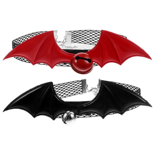 6 Pcs Adjustable Cat Collar With Bell For Halloween 2