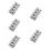 5 Sets Stainless Steel Reusable Ice Cubes With Clip 8