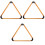 3Pcs Triangle Billiard Rack For Pool Table Ball Setup 5