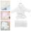 One Set Newborn Robe For Photoshoot – Thickened Warm Infant Bathrobe 11