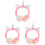 3Pcs Winter Ear Muffs Warming Ear Protection Covers 2