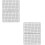 4 Pcs Heavy Duty Non Stick Cooling Wire Rack For Baking Roasting 6