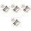 4 Sets Diy Blank Embroidery Bookmarks For Cross Stitching Pendants 5