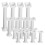 16Pcs Roman Column Cake Stands Tier Stacking Rods Support Pillars 6