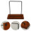 2Pcs Wood Vinyl Record Storage Holder Display Stand For Home 11