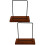 2Pcs Wood Vinyl Record Storage Holder Display Stand For Home 9