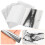 100 Sheets Metallic Foil Flakes Imitation Silver Diy Supplies 3