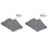 50 Sheets Transfer Paper Tracing Carbon Coated Gray Black 2