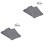 50 Sheets Transfer Paper Tracing Carbon Coated Gray Black 3