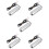 5Pcs LED Underwater Boat Light Waterproof Stainless Steel 8