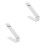 2Pcs Stainless Steel Shoe Display Stand For Retail Window 7