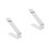 2Pcs Stainless Steel Shoe Display Stand For Retail Window 8