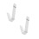 2Pcs Stainless Steel Shoe Display Stand For Retail Window 5