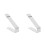 2Pcs Stainless Steel Shoe Display Stand For Retail Window 6