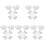250 Pcs Chocolate Wrappers Party Candy Wrapping Papers Hollow 2