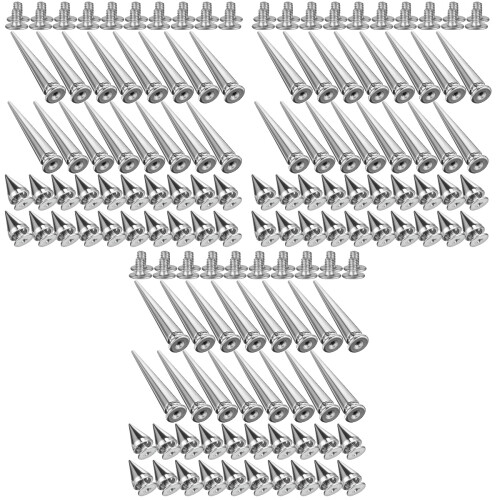 120 Pcs Punk Studs Spikes For Craft And Clothing Diy 2