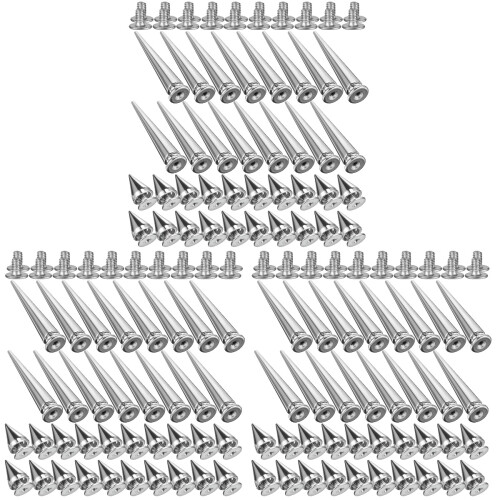 120 Pcs Punk Studs Spikes For Craft And Clothing Diy 1