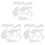 3 Sets Acrylic Quilting Templates For Sewing Crafts 4