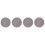 4Pcs Acrylic Vinyl Record Turntable Mat Anti-Skid Pad 6