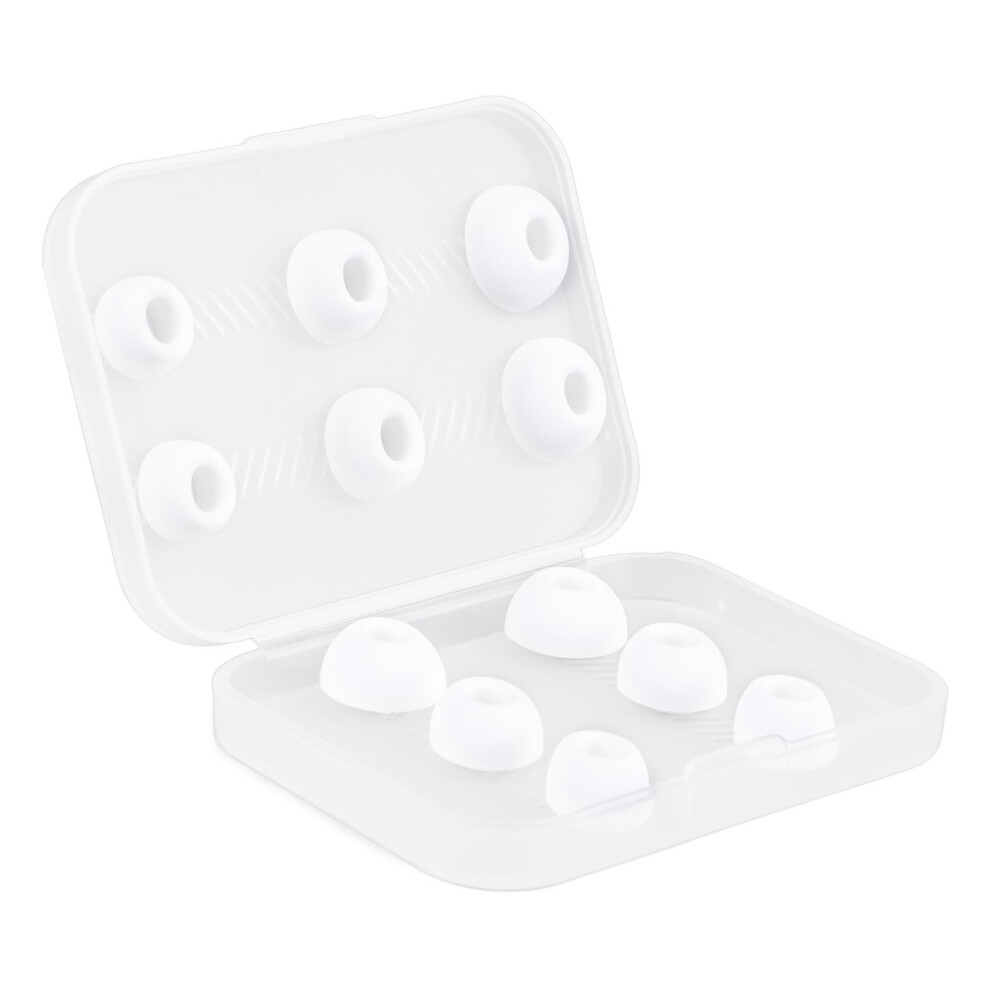 6 Pairs Silicone & Memory Foam Earbuds Tips For Ios Pro 2Nd Gen White 7621352133623