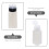 10 Pcs 250ml Nail Polish Remover Pump Bottles Empty Manicure Bottles 6